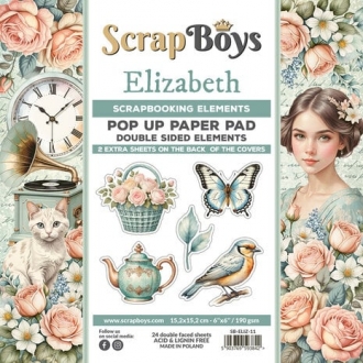 Elizabeth 6x6" Pop Up Paper...